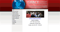 Desktop Screenshot of gracecovenantministries.com